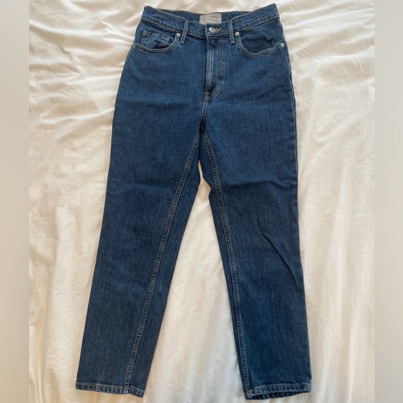 Everlane The Original Cheeky Jean, Crop/Ankle, Washed Midnight, 28 - Picture 3 of 5